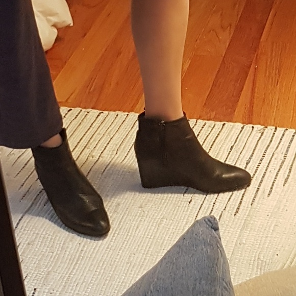 Comfy ankle heels boots - Picture 4 of 6